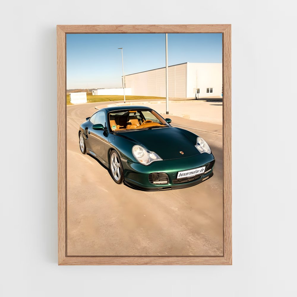 Poster Vitesse Verde – affiche Porsche (vue 4)